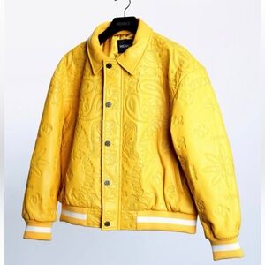 Menace genuine lambskin leather jacket